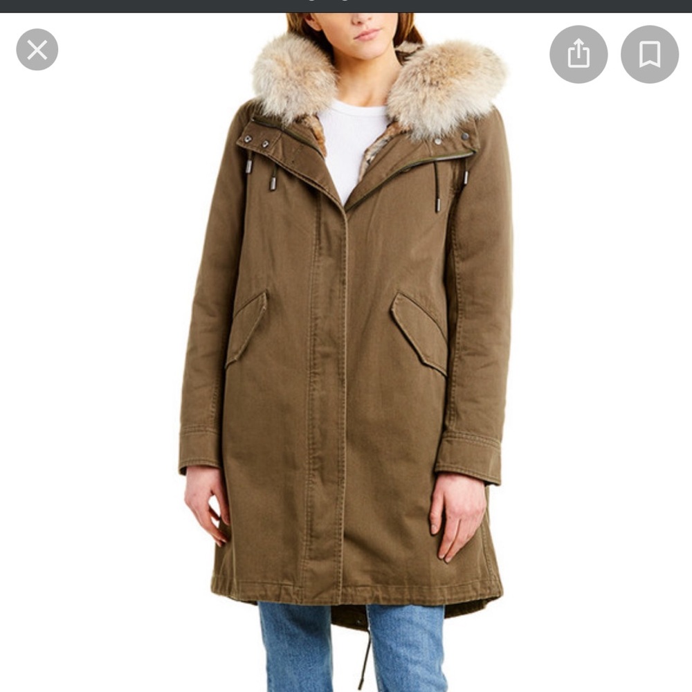 NWOT Yves Salomon Army Parka - Full lining - 36